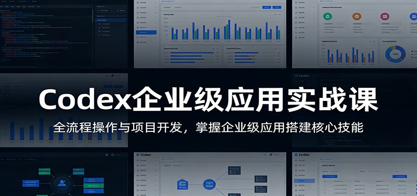 Codex企业级应用实战课：全流程操作与项目开发，掌握企业级应用搭建核心技能-小二项目网