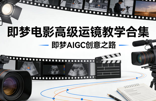 即梦电影高级运镜教学合集，即梦AIGC创意之路-小二项目网