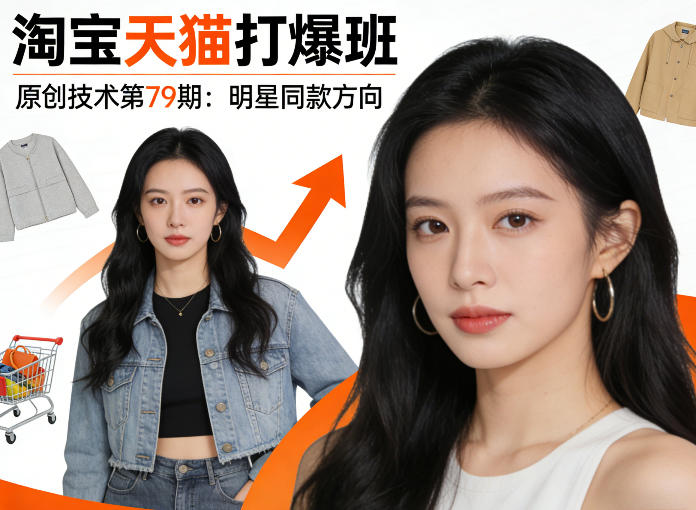 《淘宝天猫打爆班》原创技术第79期：明星同款方向-小二项目网