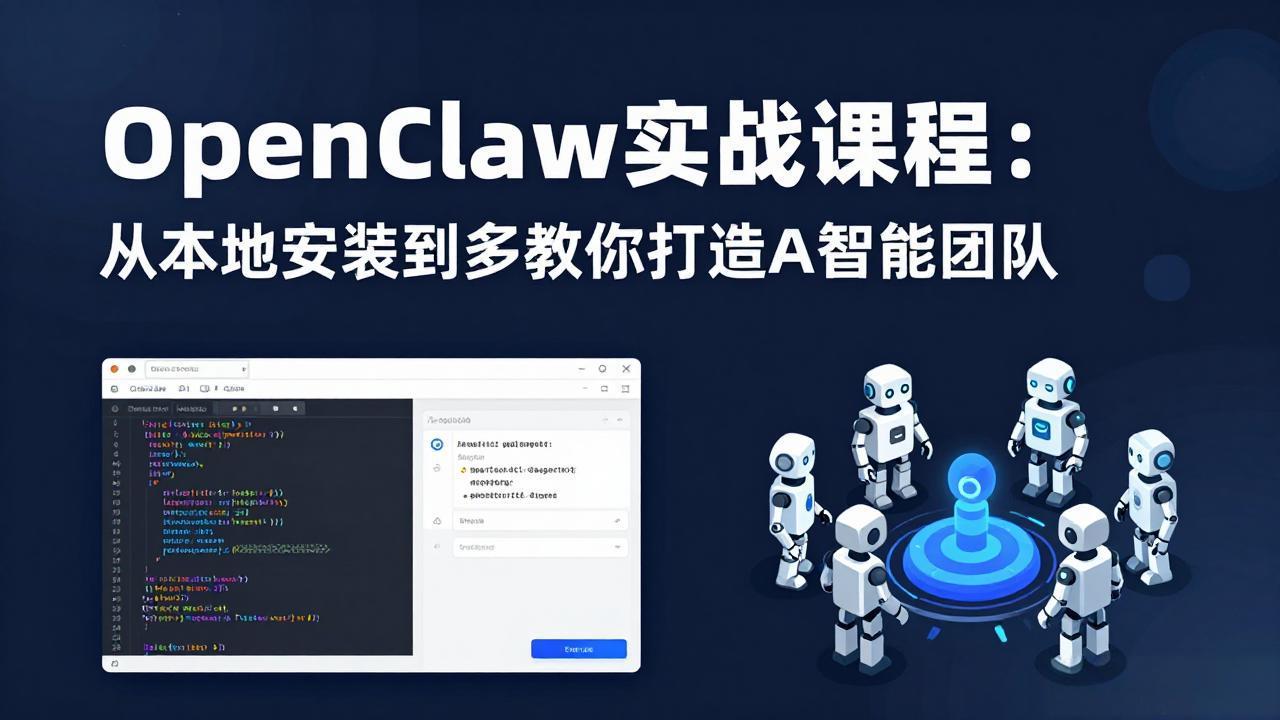 （17883期）OpenClaw实战课程：从本地安装到多Agent协同，手把手教你打造AI智能团队-小二项目网