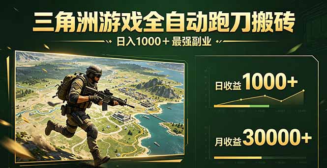 （17999期）三角洲全自动搬砖，轻松躺赢！-小二项目网