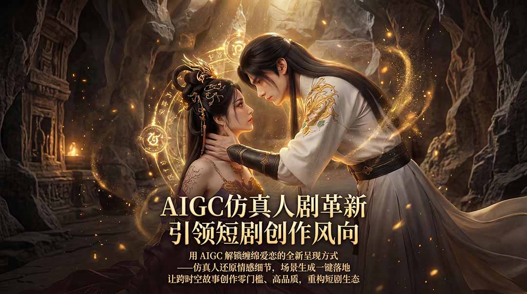 （18199期）AIGC 仿真人短剧创作革新，解锁仙侠爱恋全新呈现，一键出高质场景，零门槛打造爆款剧集-小二项目网
