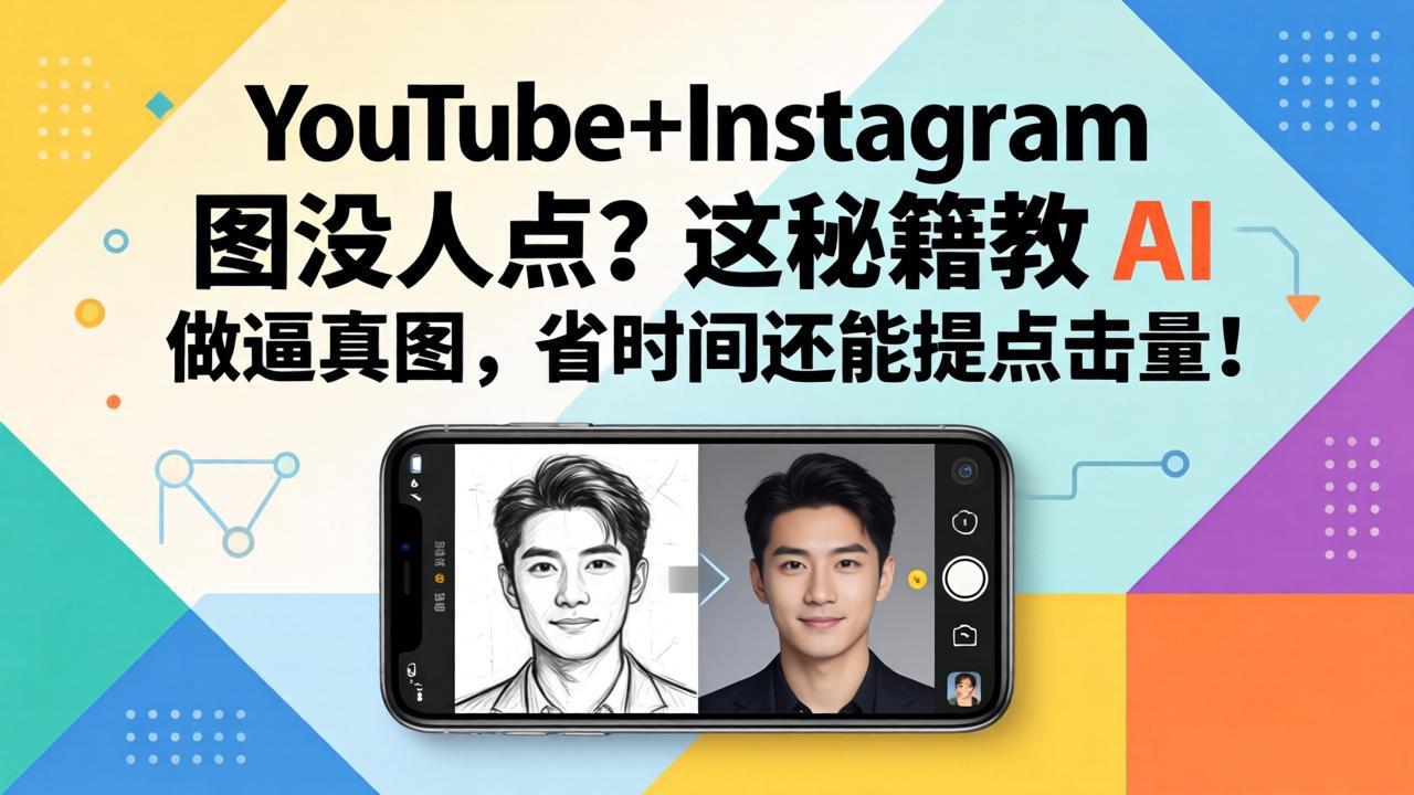 （17911期）YouTube+Instagram 图没人点？这秘籍教 AI 做逼真图，省时间还能提点击量-小二项目网