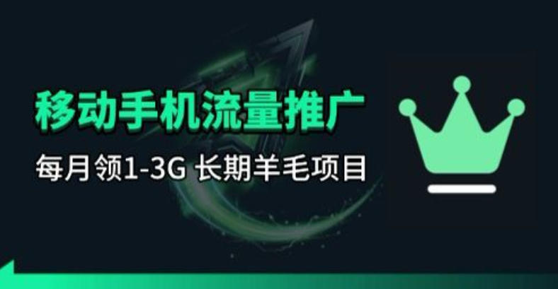 手机流量领取推广_每月一轮，刚需类的长期项目-小二项目网
