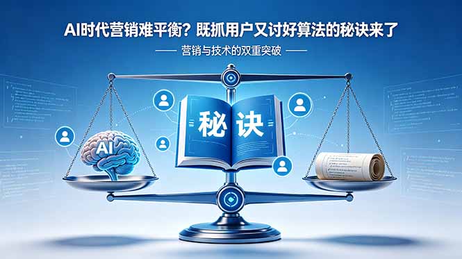 （18600期）AI时代营销难平衡？既抓用户又讨好算法的秘诀来了【原创双语字幕】-小二项目网