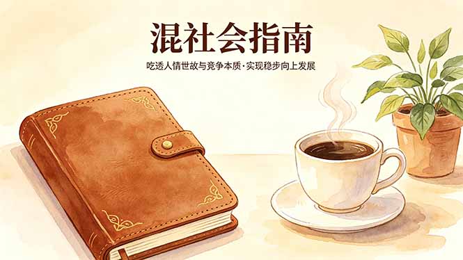（18282期）付费文章：混社会指南，吃透人情世故与竞争本质，实现稳步向上发展-小二项目网