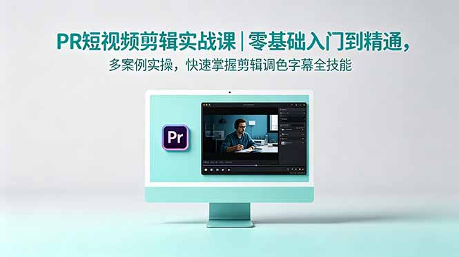 （18633期）PR短视频剪辑实战课｜零基础入门到精通，多案例实操，快速掌握剪辑调色字幕全技能-小二项目网