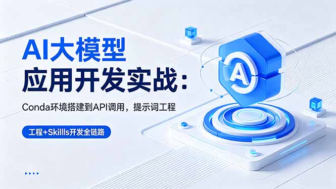 （18518期）AI 大模型应用开发实战：Conda环境搭建到API调用，提示词工程+Skills开发全链路-小二项目网
