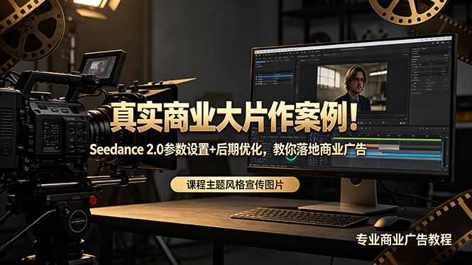 （18484期）真实商业大片作案例！Seedance 2.0参数设置+后期优化，教你落地商业广告-小二项目网