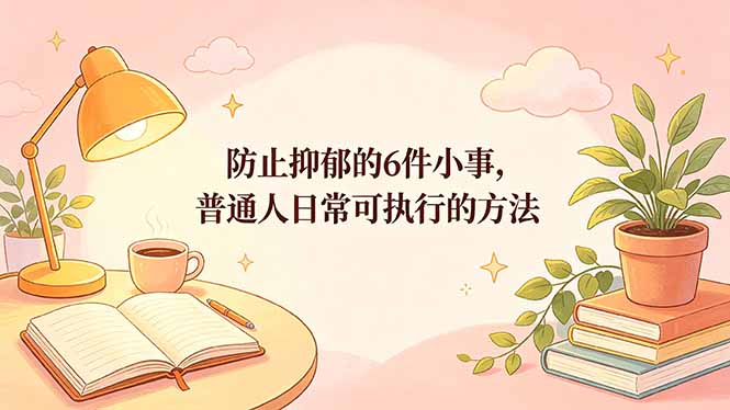 （18385期）付费文章：防止抑郁的6件小事，普通人日常可执行的方法-小二项目网