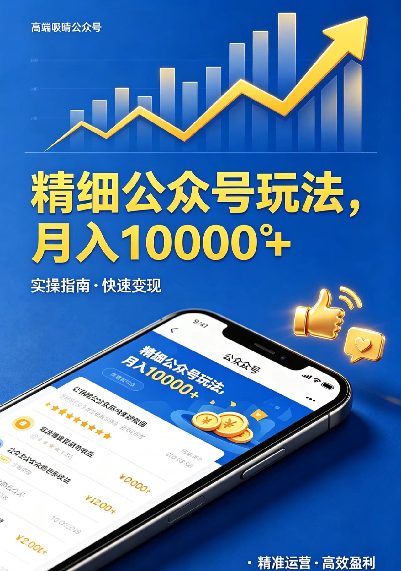 （18283期）精细公众号玩法，月入10000+，实操指南，快速变现-小二项目网
