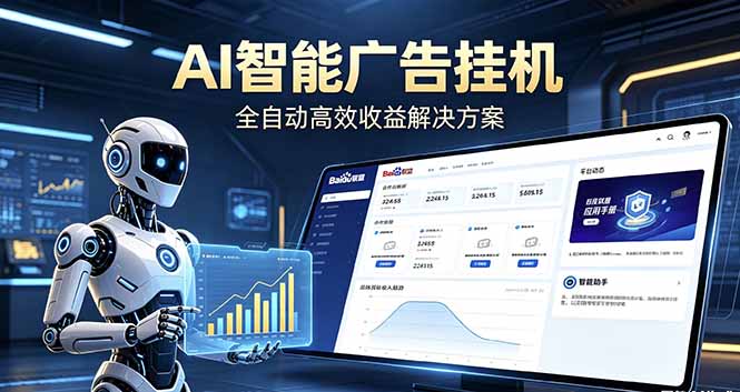 （18661期）Ai智能广告挂机 别再瞎折腾了！这个全自动挂机项目，新手当天见钱，告别频繁换项目的烦恼-小二项目网