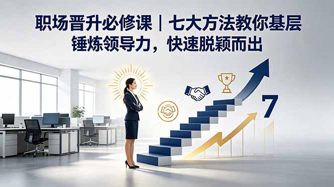 （18629期）付费文章：职场晋升必修课｜七大方法教你基层锤炼领导力，快速脱颖而出-小二项目网