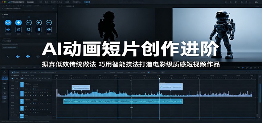 AI动画短片创作进阶：摒弃低效传统做法，巧用智能技法打造电影级质感短视频作品-小二项目网