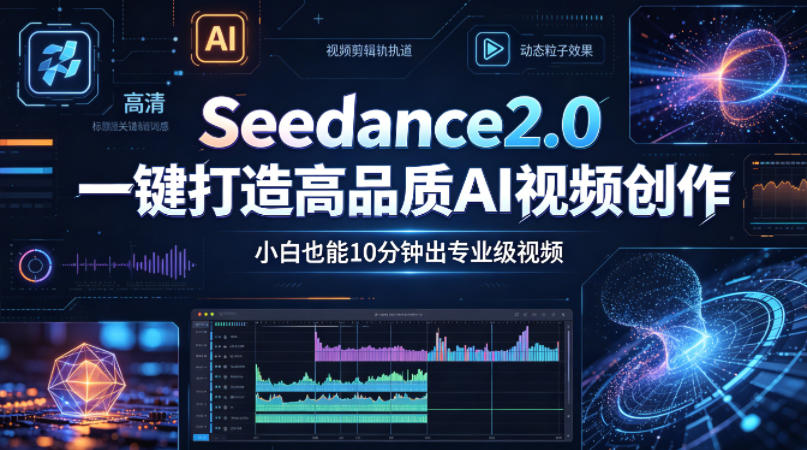 Seedance2.0一键打造高品质AI视频创作，小白也能10分钟出专业级视频-小二项目网