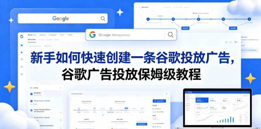 新手如何快速创建一条谷歌投放广告，谷歌广告投放保姆级教程-小二项目网