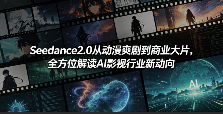 Seedance2.0从动漫爽剧到商业大片，全方位解读AI影视行业新动向-小二项目网