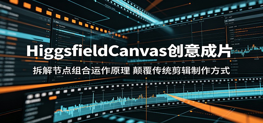 HiggsfieldCanvas创意成片：拆解节点组合运作原理，颠覆传统剪辑制作方式-小二项目网