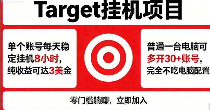 海外平台Target商品浏览曝光，24小时运行无需人工值守，日收益100美刀+电脑可多开【揭秘】-小二项目网