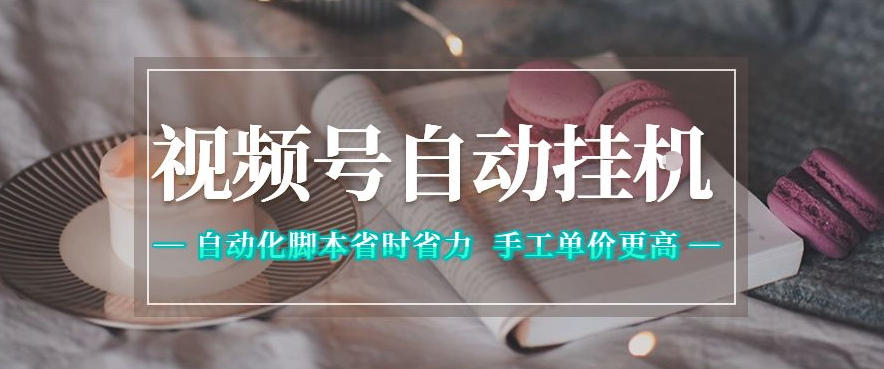 视频号自动挂G项目，自动化脚本省时省力，手工单价更高，日入300+全网最稳【揭秘】-小二项目网