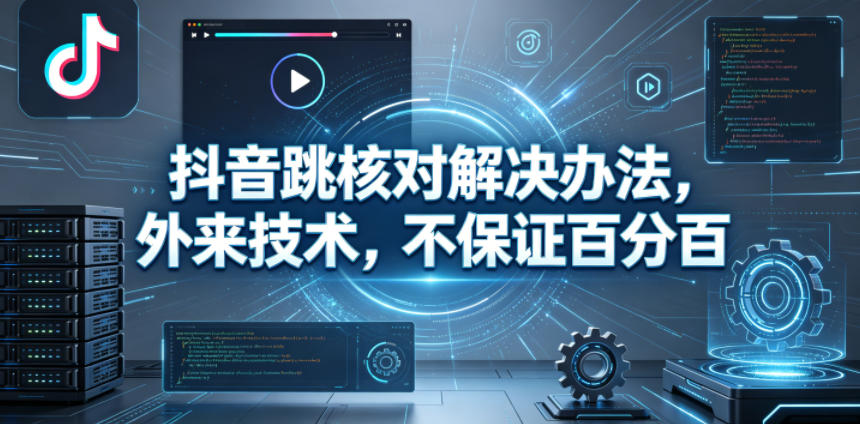 抖音跳核对解决办法，外来技术，不保证百分百-小二项目网