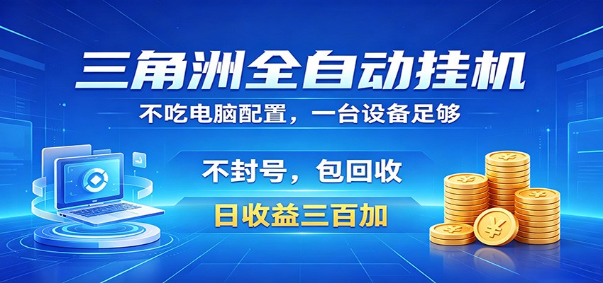 三角洲全自动挂机项目,防封稳账号,日收益300+,收益全程包回收,省心稳赚-小二项目网