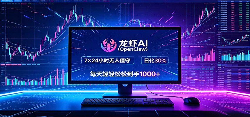 龙虾AI（OpenClaw）全自动挂机，智能操控电脑高效执行任务，每天轻松到手四位数-小二项目网
