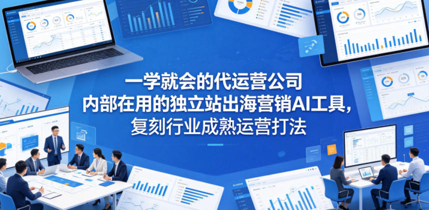 一学就会的代运营公司内部在用的独立站出海营销AI工具，复刻行业成熟运营打法-小二项目网