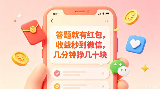 答题就有红包，收益秒到微信，几分钟挣几十块，学生党上班族宝妈都可以玩【揭秘】-小二项目网