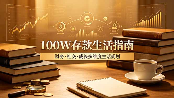 （19121期）付费文章：100W存款生活指南，如何从财务、社交、成长等维度规划自己的生活-小二项目网