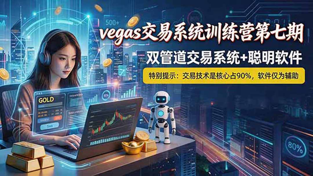 （18770期）【海外美金AI搬砖】Vegas交易技术+聪明软件， 黄金期货日赚50-1000U， 长期稳定，小白轻松上手-小二项目网