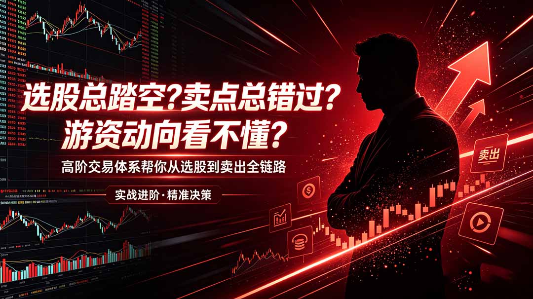 （18937期）选股总踏空？卖点总错过？游资动向看不懂？高阶交易体系帮你从选股到卖出全链路（更新6月）-小二项目网