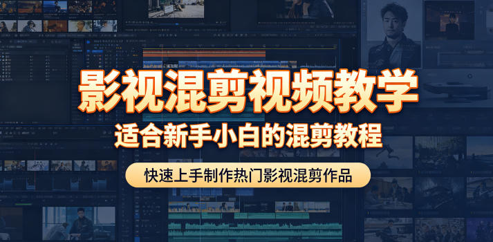 影视混剪视频教学，适合新手小白的混剪教程，快速上手制作热门影视混剪作品-小二项目网