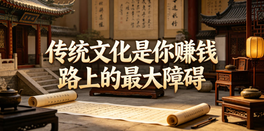 付费文章：传统文化是你賺钱路上的最大障碍-小二项目网