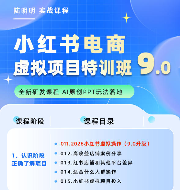 图片[3]-小红书虚拟项目特训班9.0，AI原创PPT技术全跑通，单店纯利润几个W-小二项目网