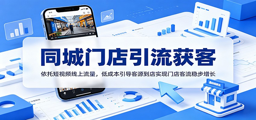 同城门店引流获客：依托短视频线上流量，低成本引导客源到店实现门店客流稳步增长-小二项目网