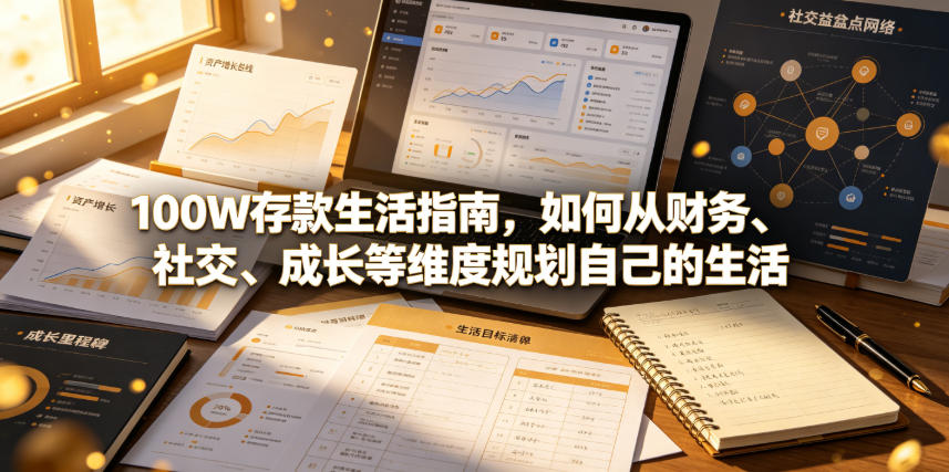 付费文章：100W存款生活指南，如何从财务、社交、成长等维度规划自己的生活-小二项目网