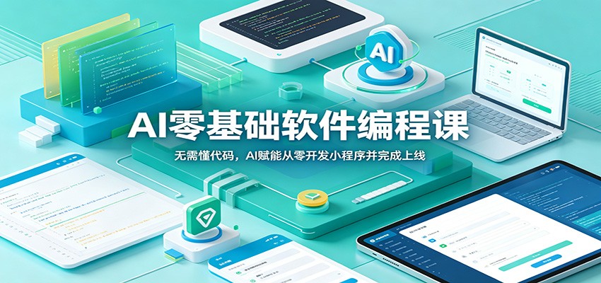 AI零基础软件编程课：无需懂代码，AI赋能从零开发小程序并完成上线-小二项目网