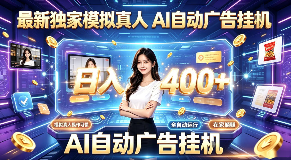 最新独家模拟真人，AI自动挂号挂G，日入400+，全程全自动运行，无需人工【揭秘】-小二项目网