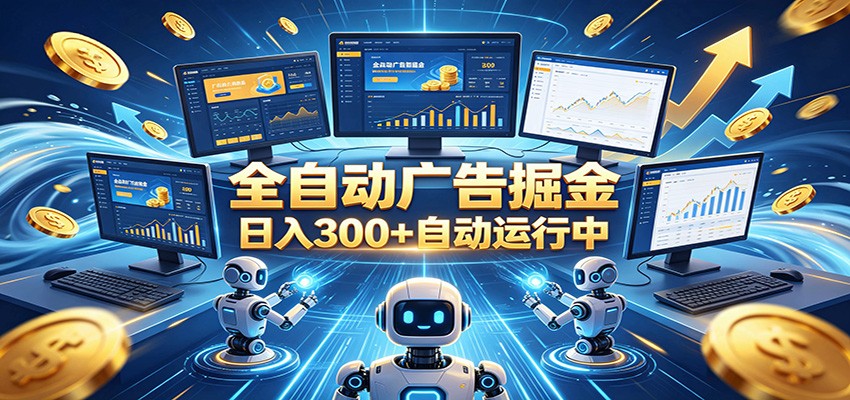 自动广告G机，日入300+，正规平台，广告浏览获益，时间自由，适合各类人群日常增收-小二项目网