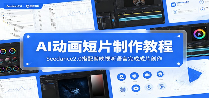 AI动画短片制作教程：Seedance2.0搭配剪映视听语言完成成片创作-小二项目网