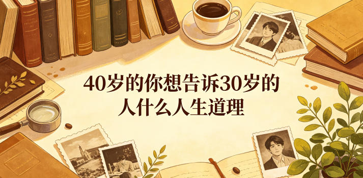 公众号付费文章：40岁的你想告诉30岁的人什么人生道理？-小二项目网