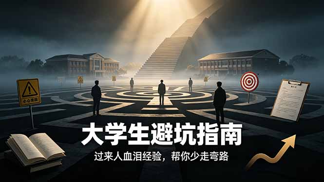 （19195期）付费文章：大学生避坑指南 ，过来人血泪经验，帮你少走弯路-小二项目网