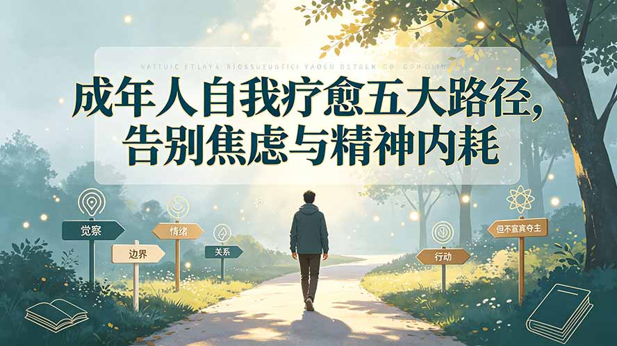 （19516期）付费文章：成年人自我疗愈五大路径，告别焦虑与精神内耗-小二项目网