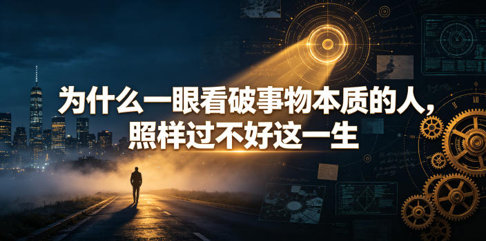 付费文章：为什么一眼看破事物本质的人，照样过不好这一生-小二项目网