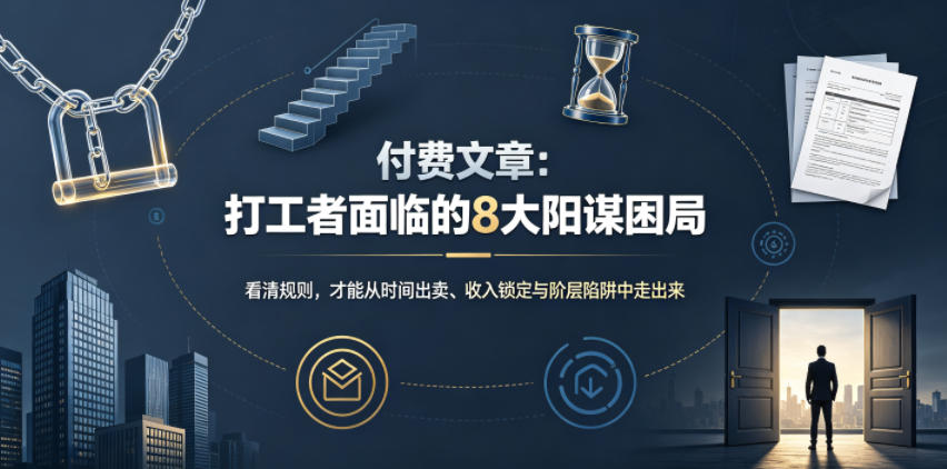 付费文章：打工者面临的8大阳谋困局-小二项目网
