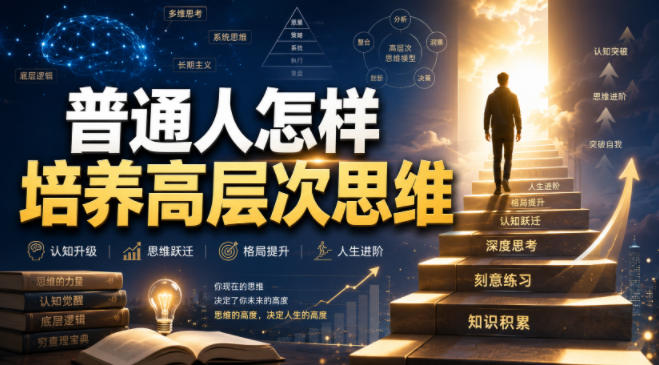 付费文章：普通人怎样培养高层次思维-小二项目网