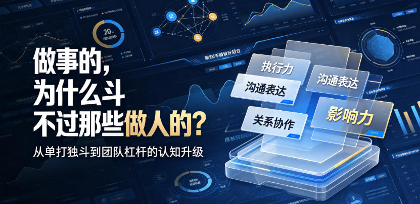 付费文章：做事的，为什么斗不过那些做人的？-小二项目网