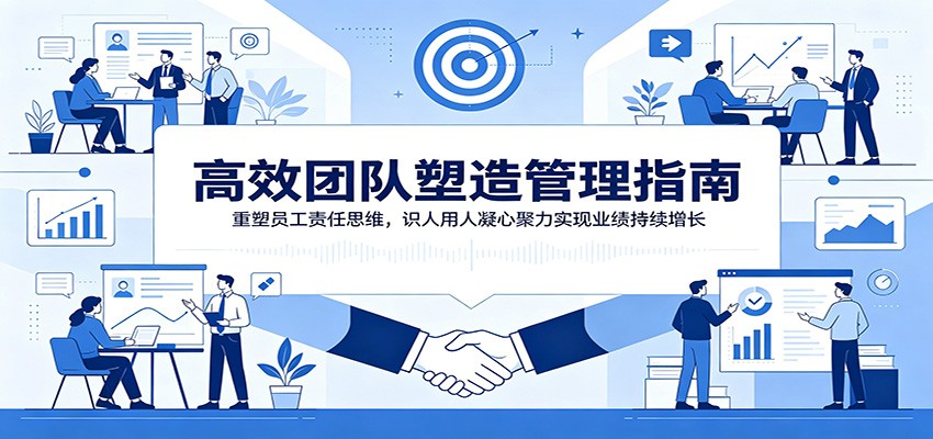 高效团队塑造管理指南：重塑员工责任思维，识人用人凝心聚力实现业绩持续增长-小二项目网