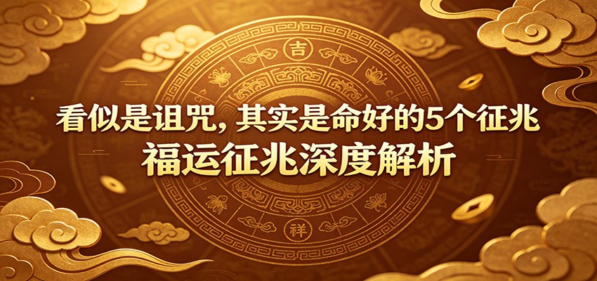 付费文章：《看似是诅咒，其实是命好的5个征兆》福运征兆深度解析-小二项目网